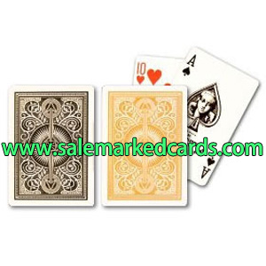 Golden And Black KEM Arrow Playing Cards
